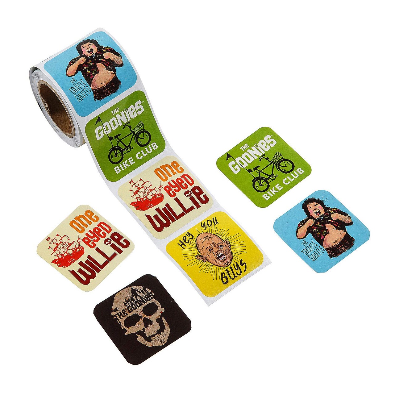 1 1/2" The Goonies Iconic Movie Moments Sticker Roll 100 Pieces